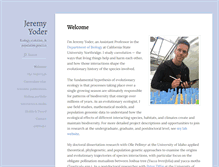 Tablet Screenshot of jbyoder.org